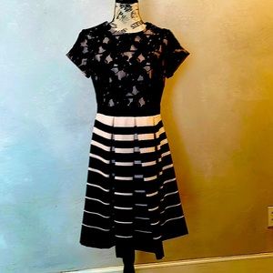 Light Pink & Black Dress